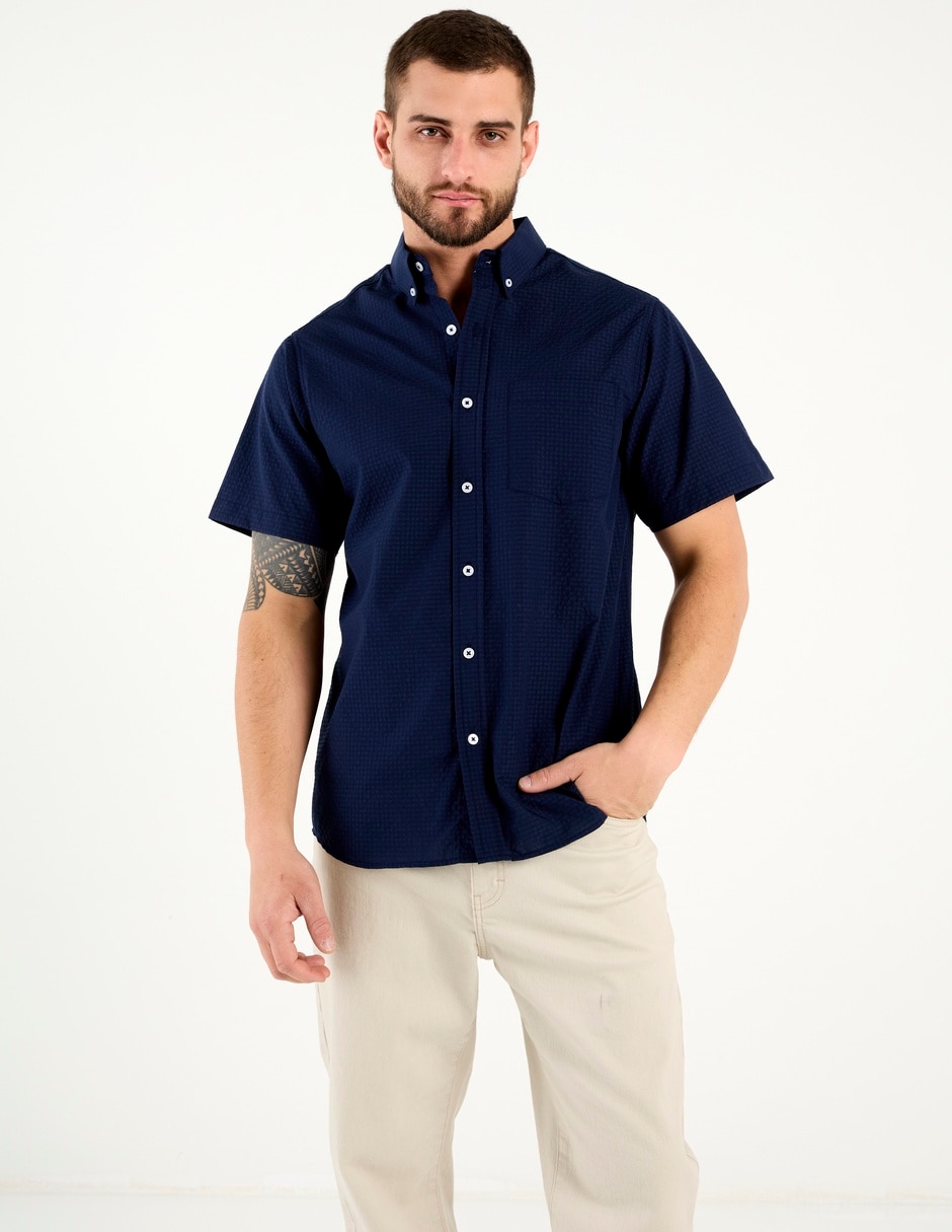 Camisa casual manga corta para hombre Camisa casual manga corta para hombre