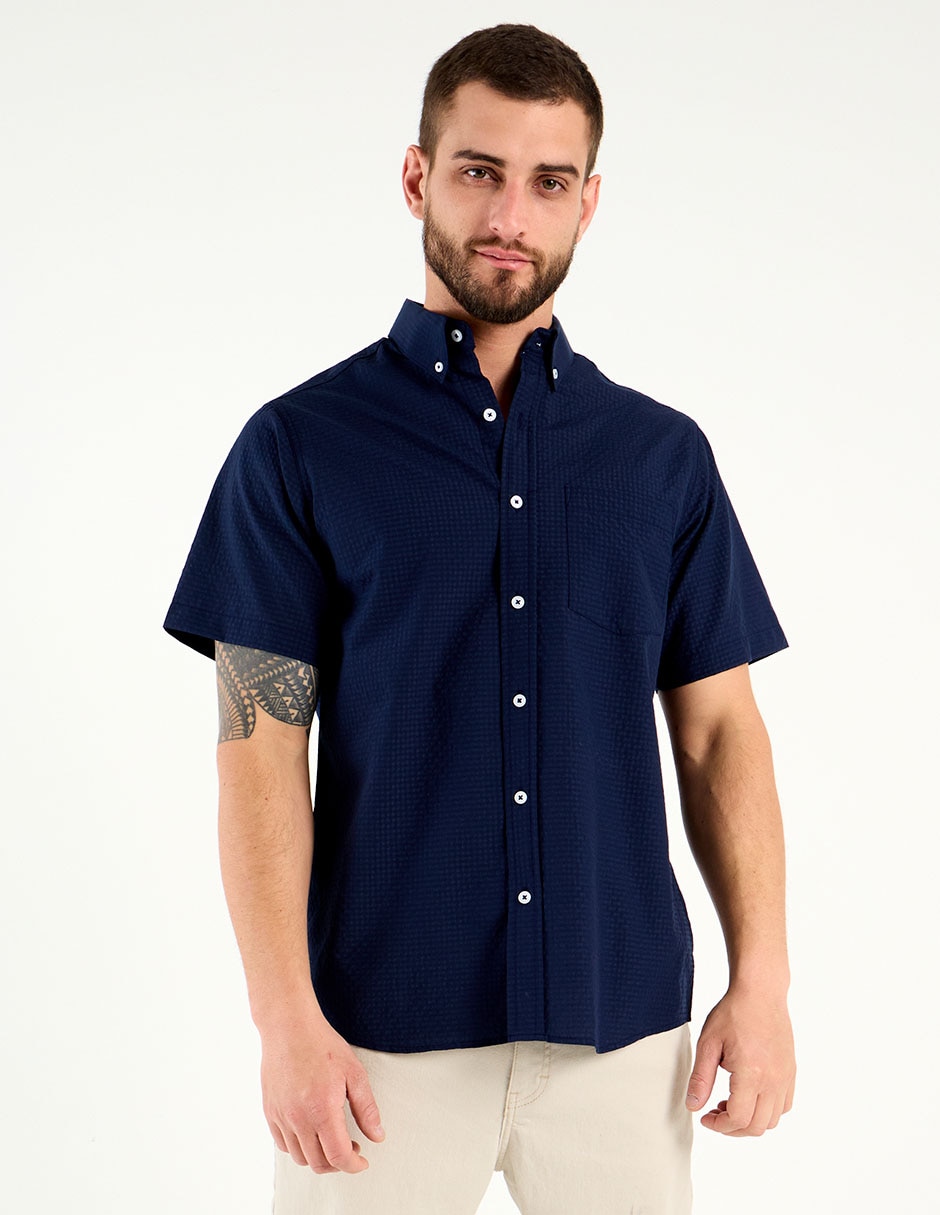 Camisa casual manga corta para hombre 2