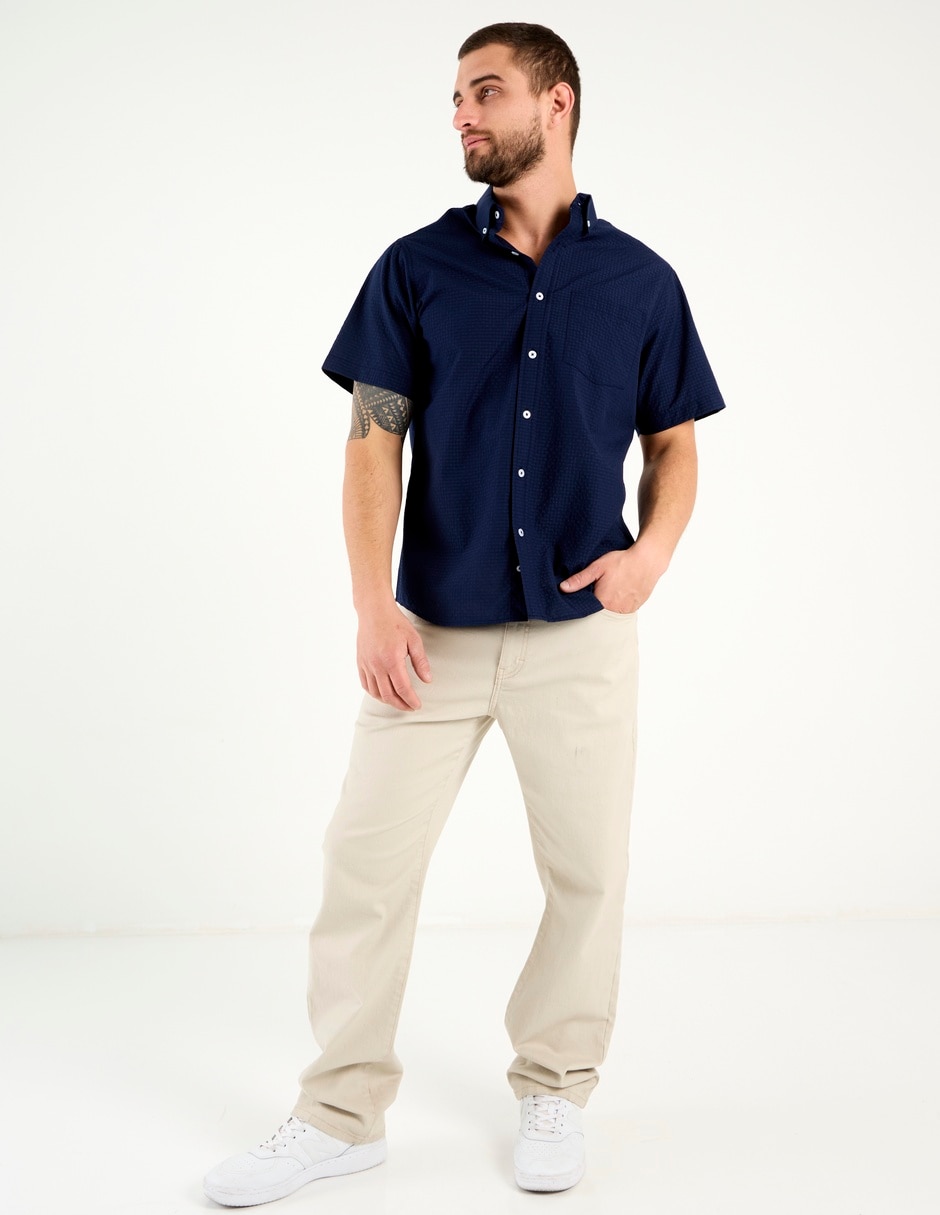 Camisa casual manga corta para hombre 3