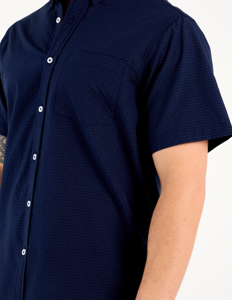Camisa casual manga corta para hombre 5