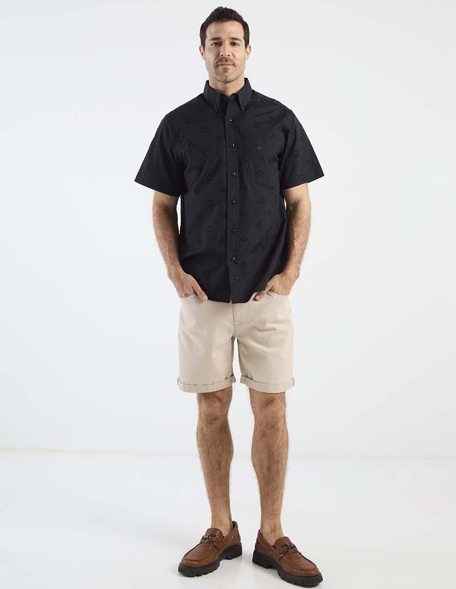 Camisa casual manga corta para hombre 3