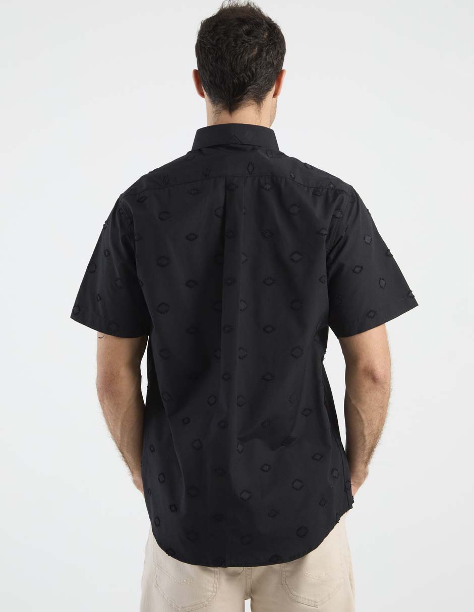 Camisa casual manga corta para hombre 6