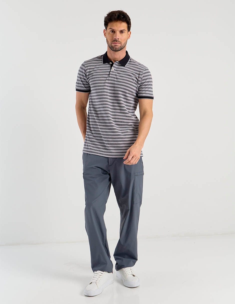 PLAYERA POLO R STREET REGFEB, CH, GRIS
