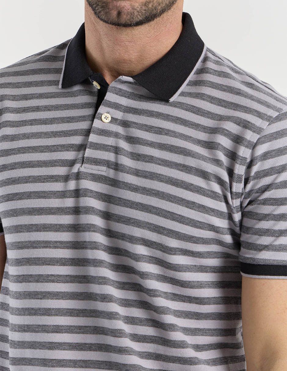 PLAYERA POLO R STREET REGFEB, CH, GRIS