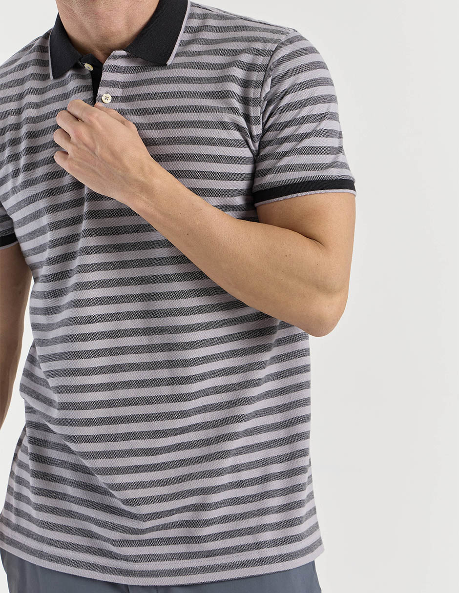 PLAYERA POLO R STREET REGFEB, CH, GRIS
