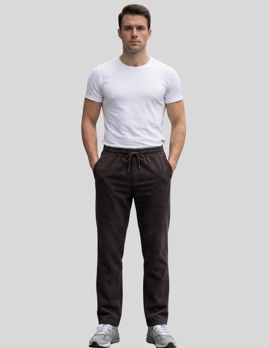 Pantalón casual recto para hombre 2