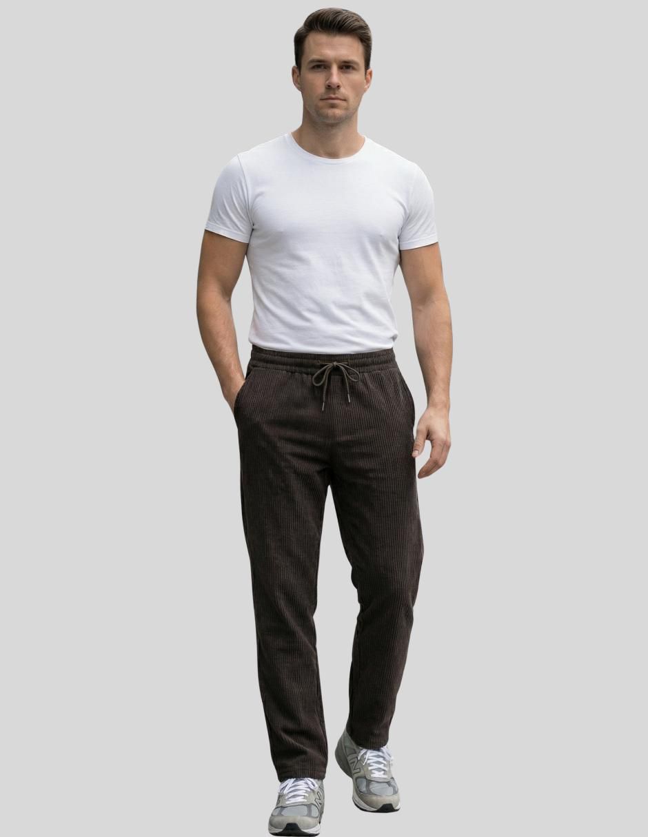 Pantalón casual recto para hombre 3