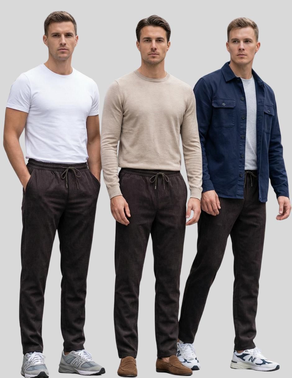 Pantalón casual recto para hombre 8