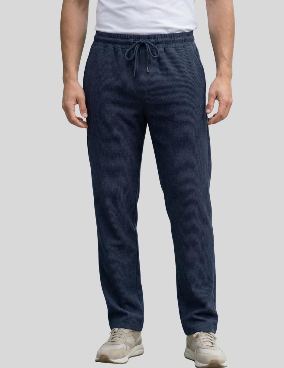 Pantalón casual recto para hombre