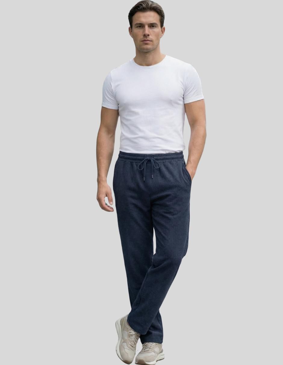 Pantalón casual recto para hombre 2