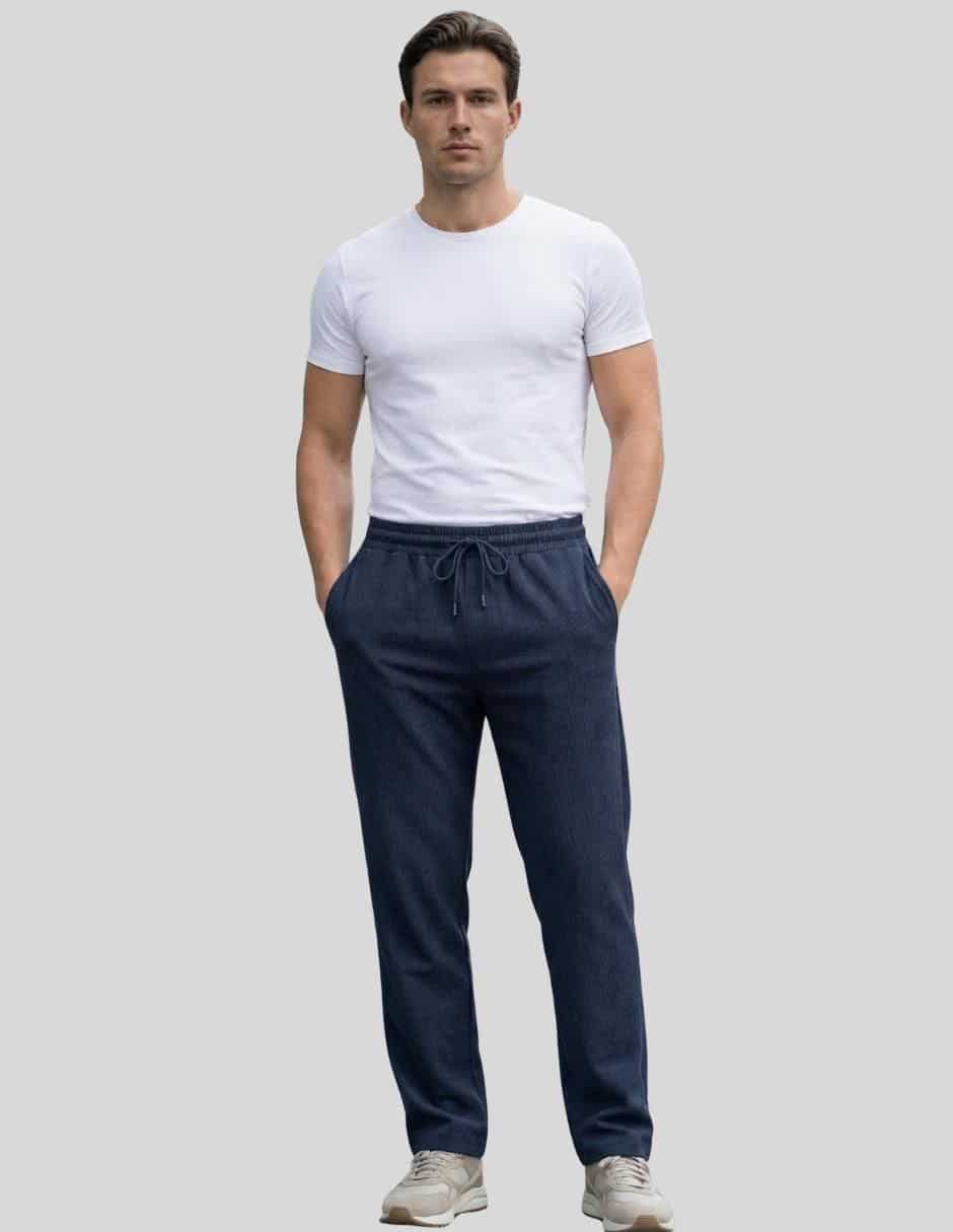 Pantalón casual recto para hombre 3