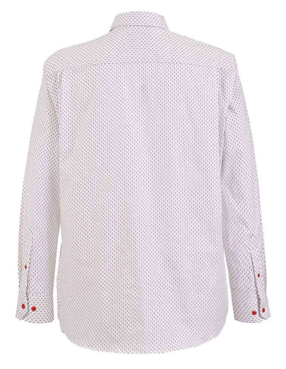 Camisa de vestir de algodón manga larga para hombre 2