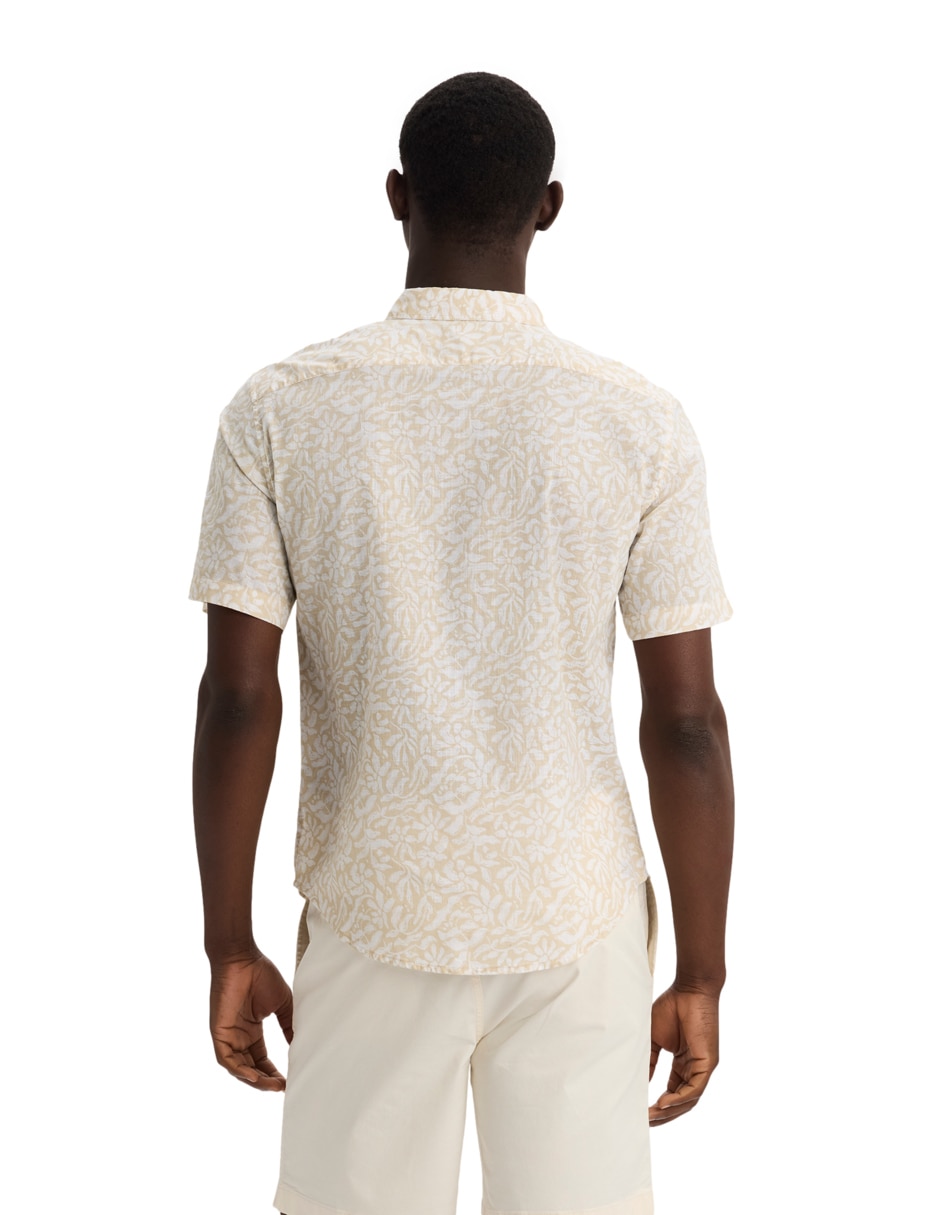 Camisa casual de algodón manga corta para hombre 2
