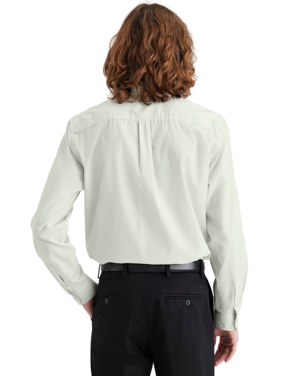 Camisa casual de algodón manga larga para hombre 3