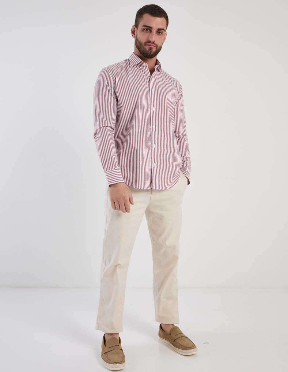 Pantalón chino slim de algodón para hombre 3