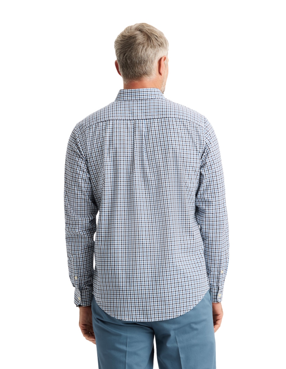Camisa casual de algodón manga larga para hombre 2