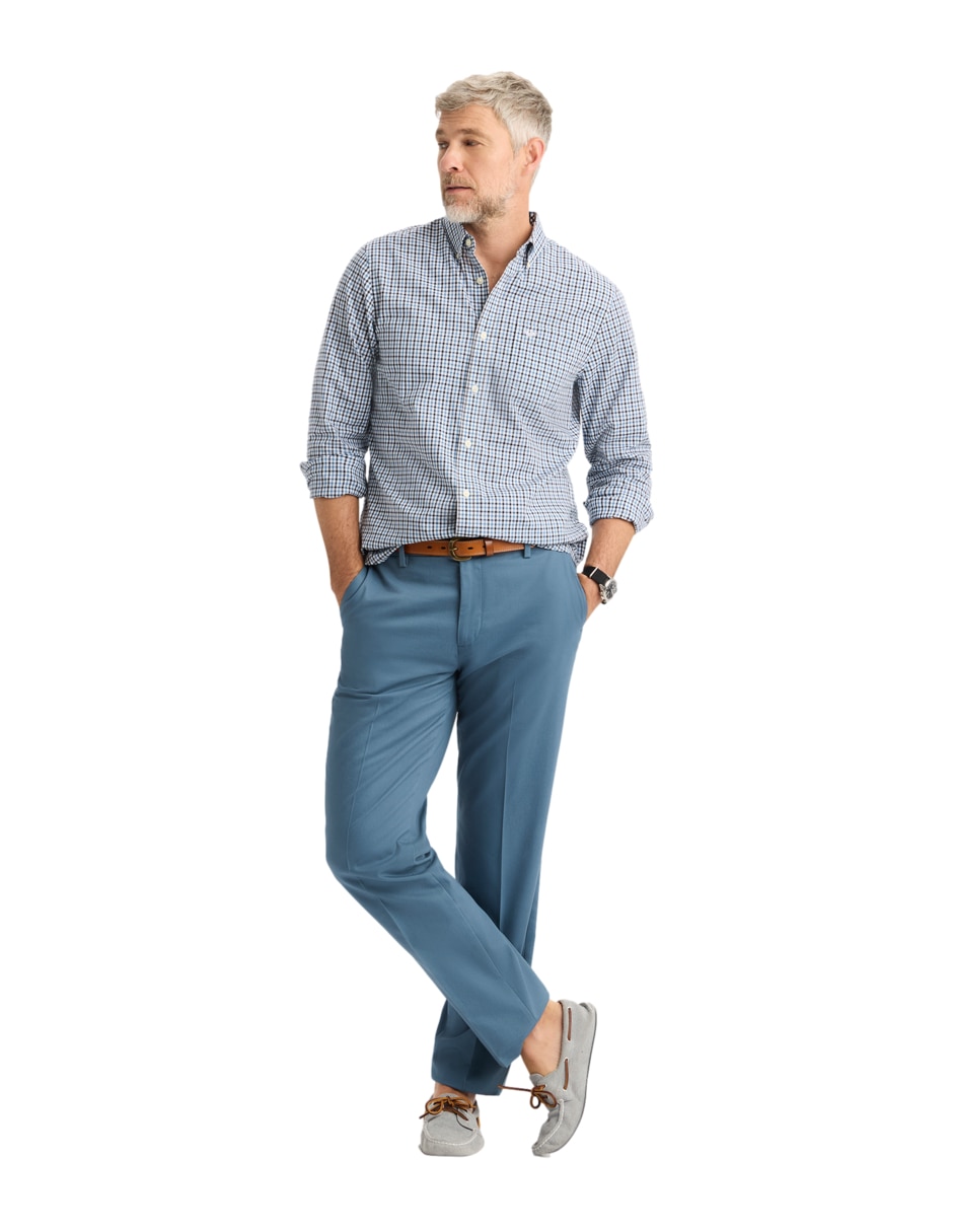 Camisa casual de algodón manga larga para hombre 5