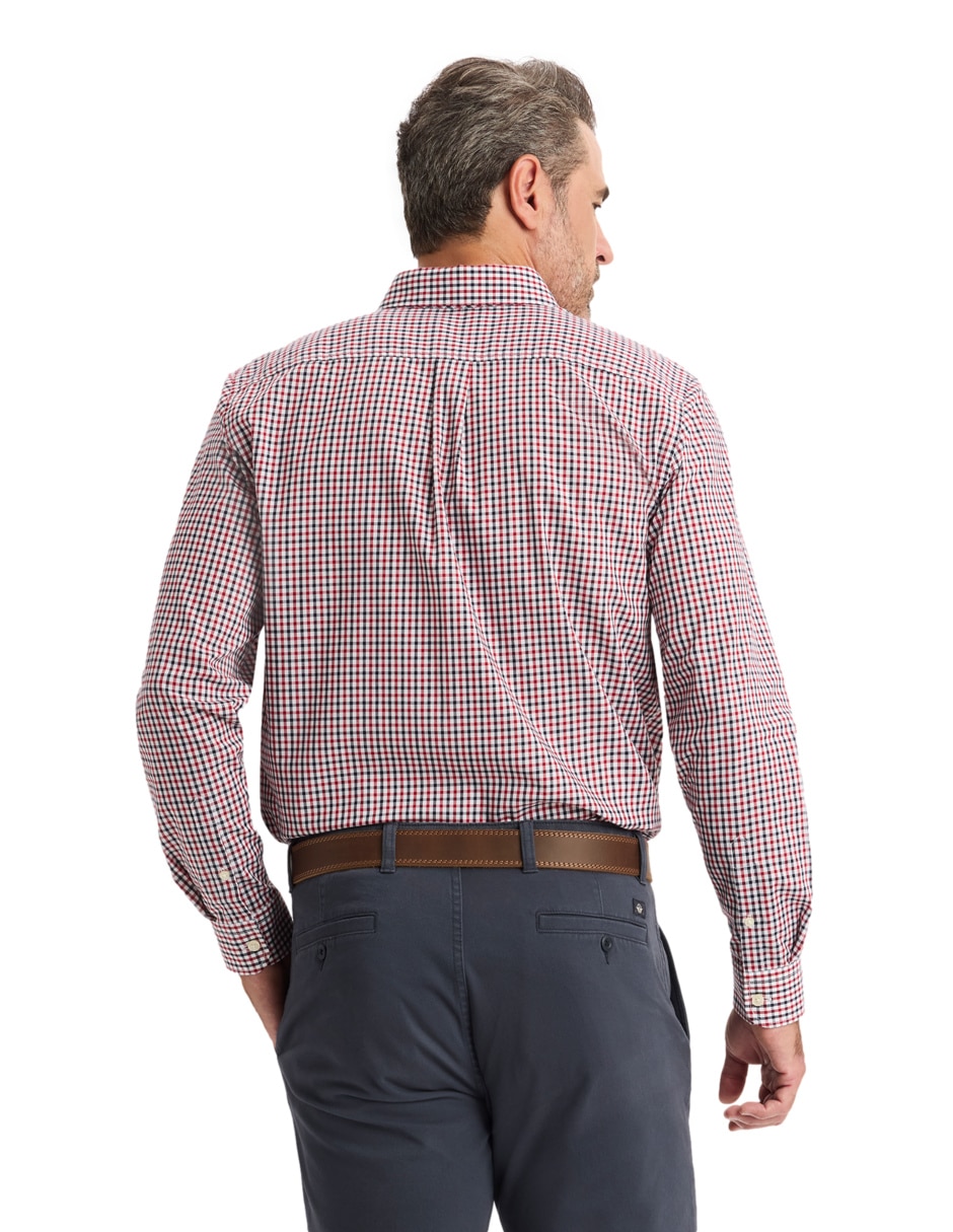 Camisa casual de algodón manga larga para hombre 2