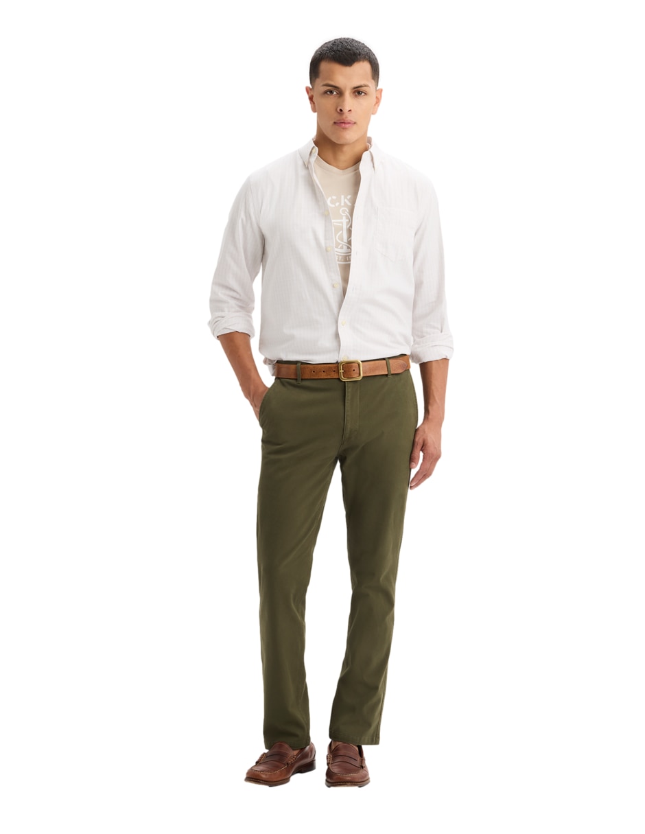 Camisa casual de algodón manga larga para hombre 5
