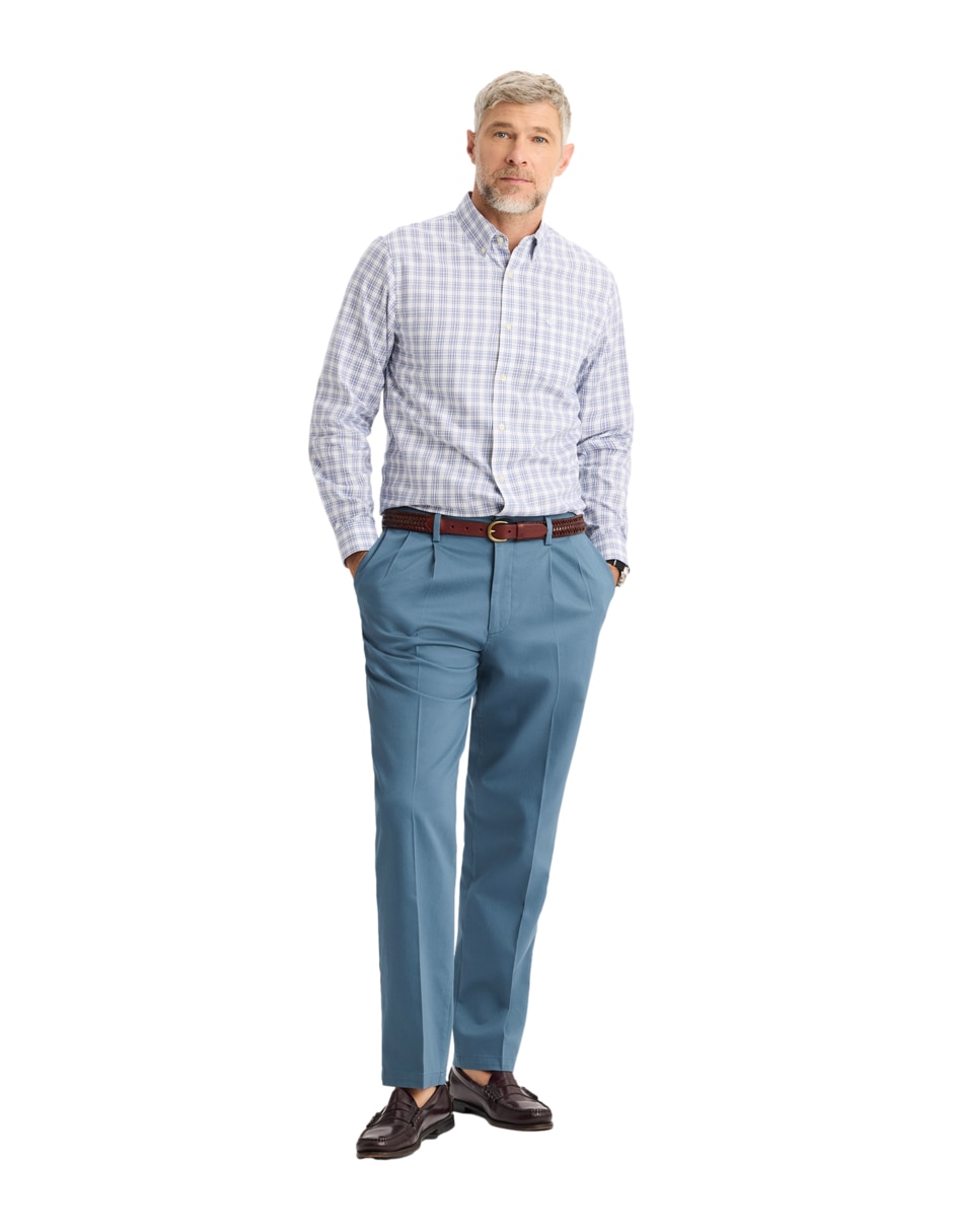 Camisa casual de algodón manga larga para hombre 5