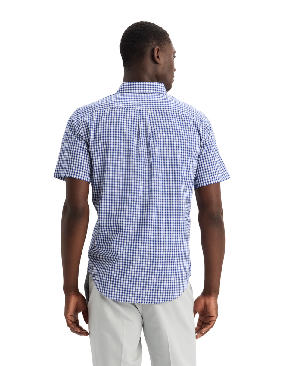Camisa casual de algodón manga corta para hombre 2