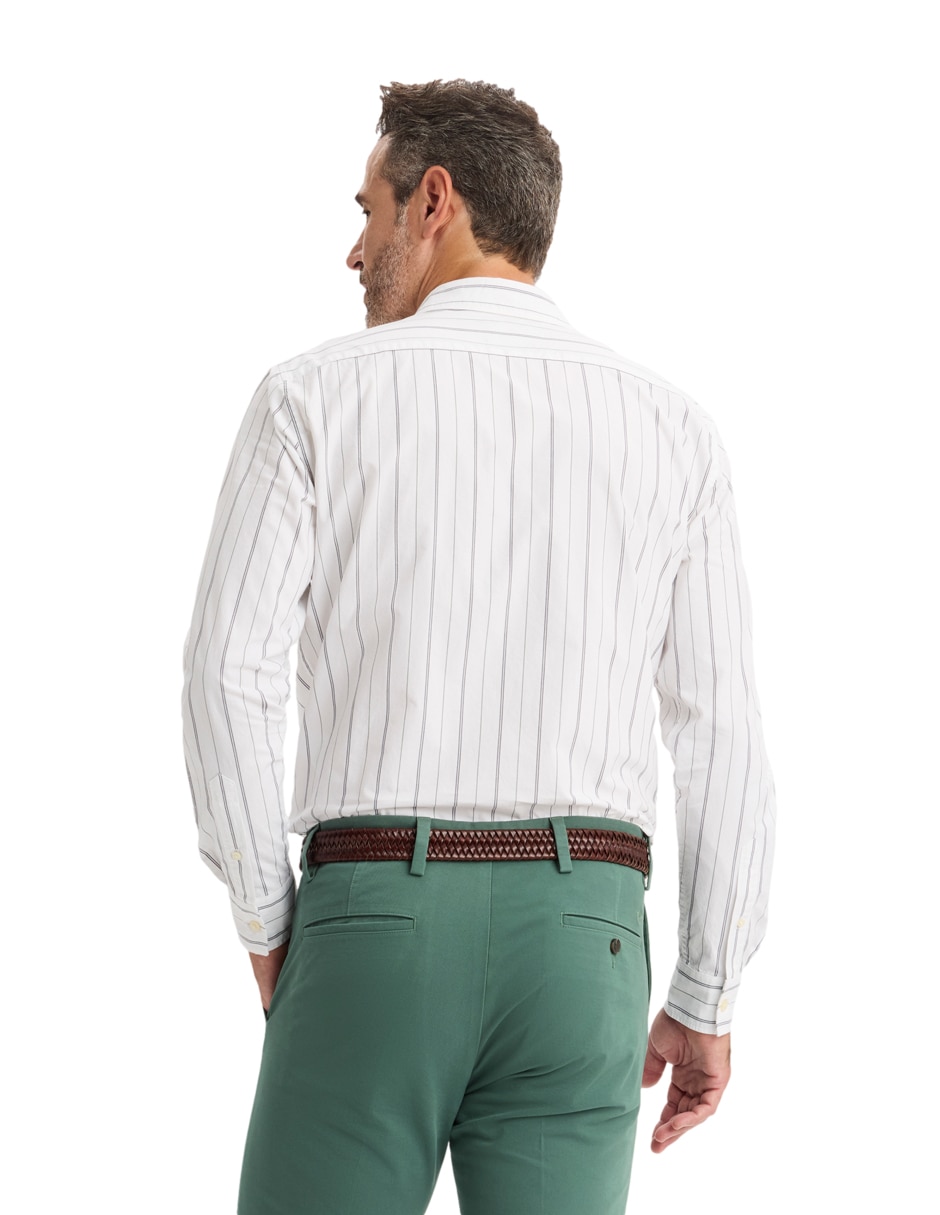 Camisa casual de algodón manga larga para hombre 2