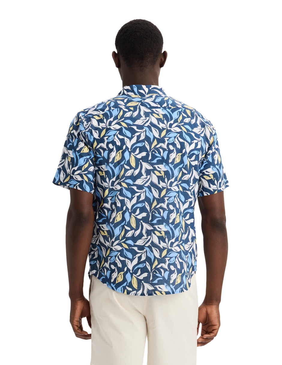 Camisa casual de algodón manga corta para hombre 2