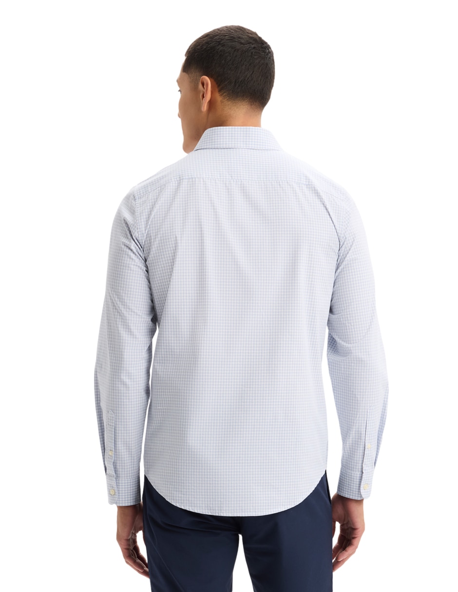 Camisa casual de algodón manga larga para hombre 2
