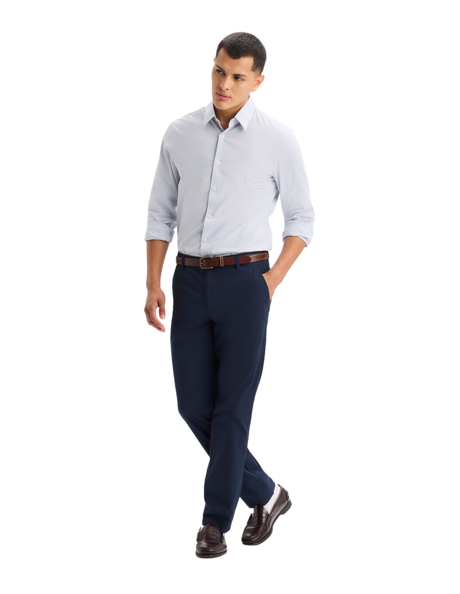 Camisa casual de algodón manga larga para hombre 4