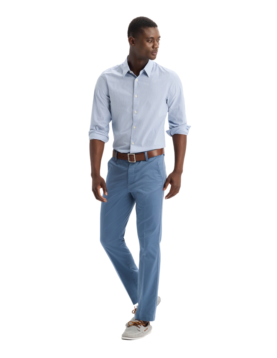 Camisa casual de algodón manga larga para hombre 5