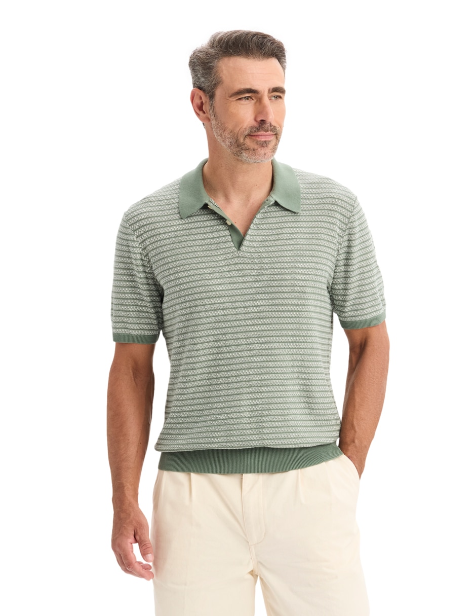 Playera tipo polo para hombre