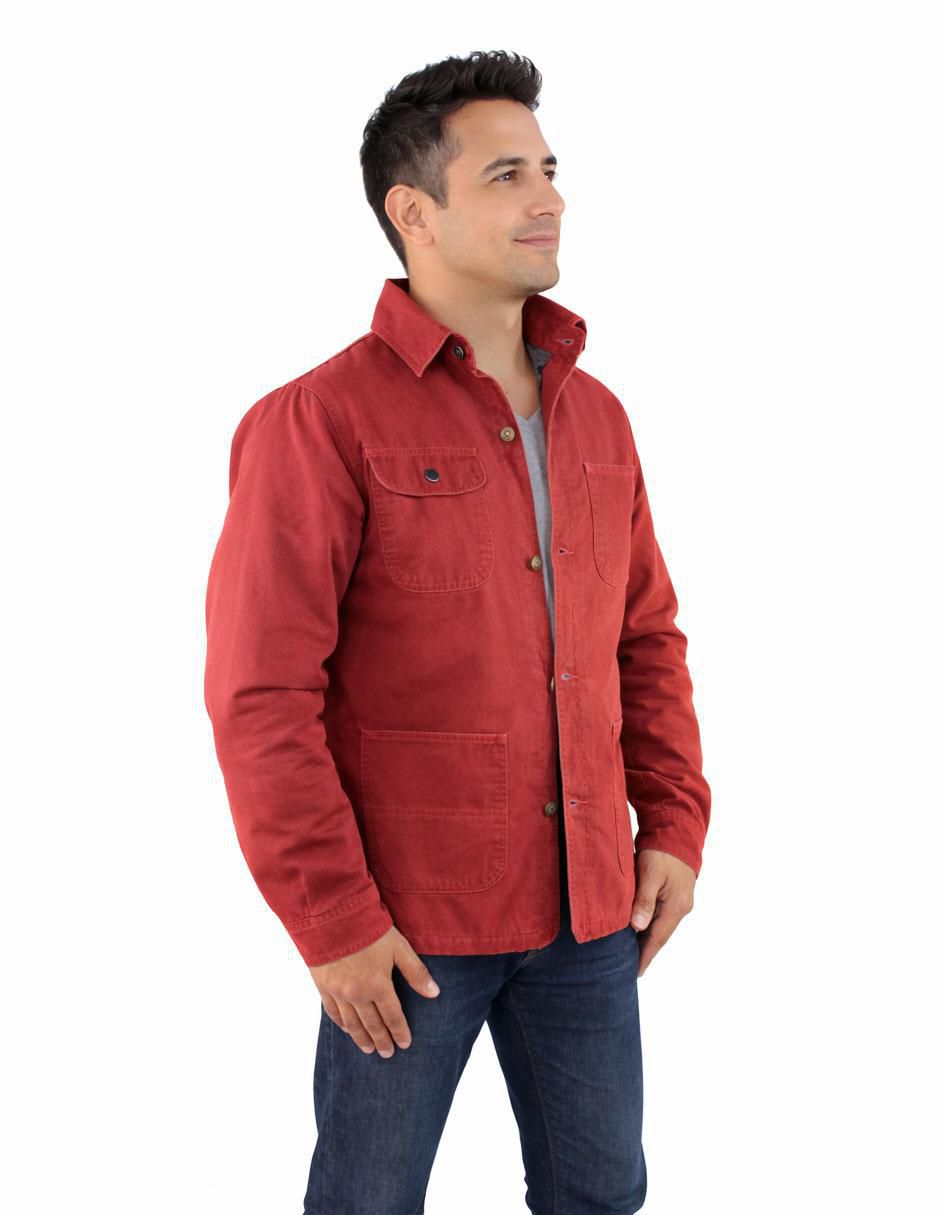 Chamarra casual GB003 con bolsillos para hombre 2