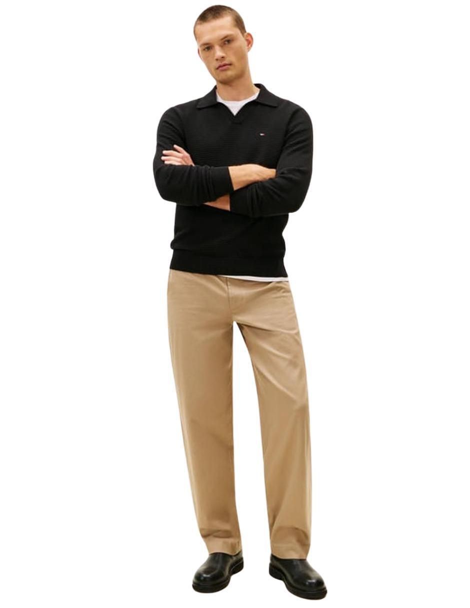 "suéter" tommy hilfiger "cuello" polo "para hombre"