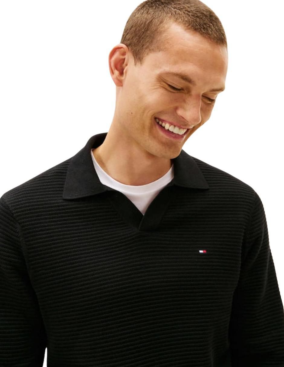 "suéter" tommy hilfiger "cuello" polo "para hombre"