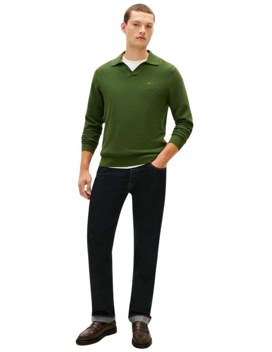 Suéter cuello polo para hombre 3