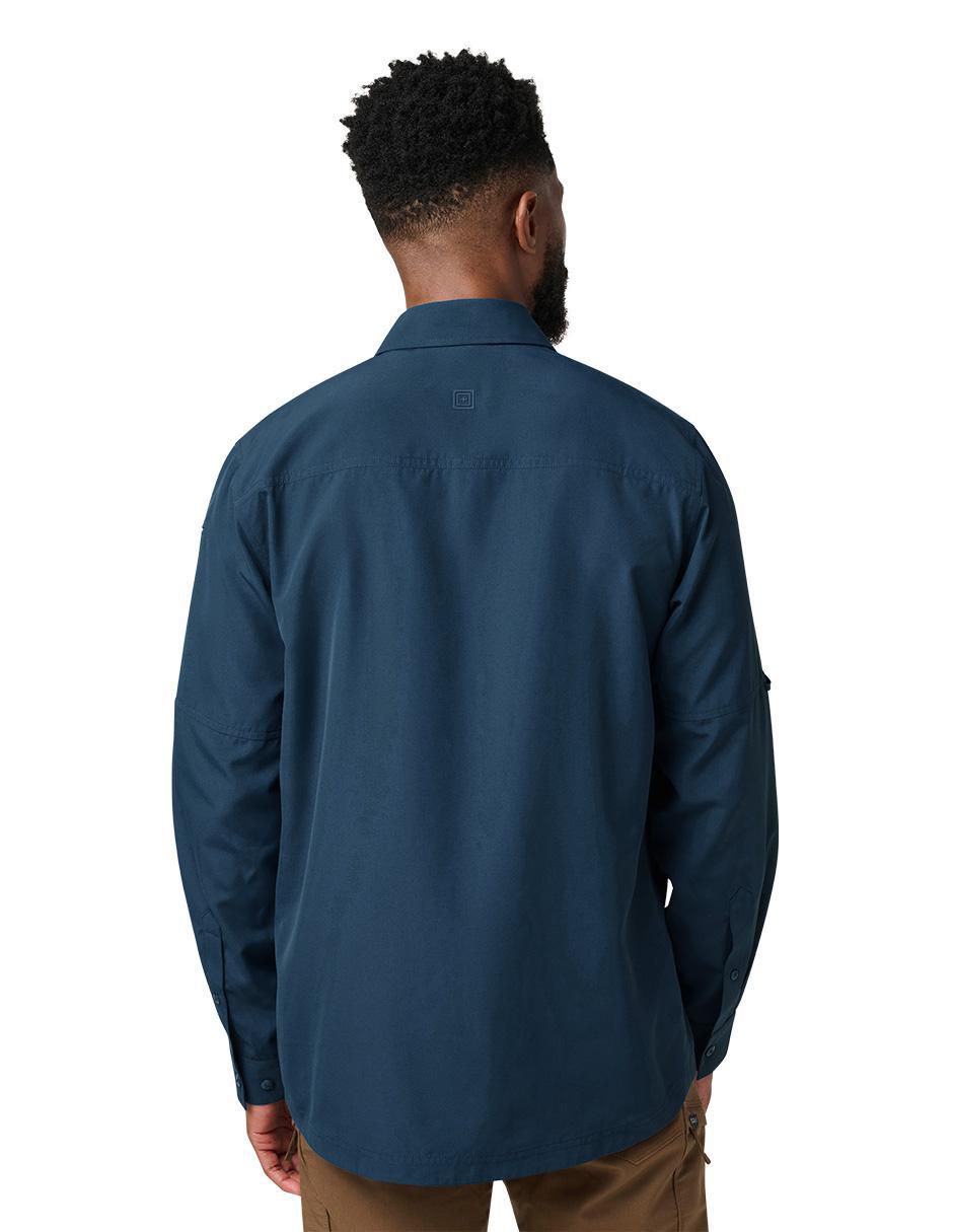 Camisa casual manga larga para hombre 3