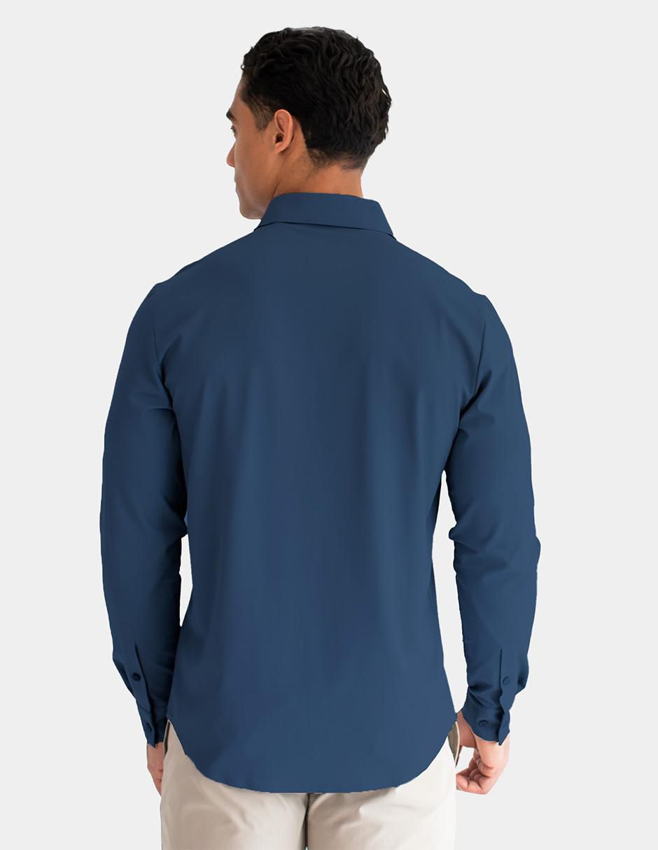 "camisa/sobrecamisa" casual generra "de" (si aplica) nylon "manga" larga "para hombre"