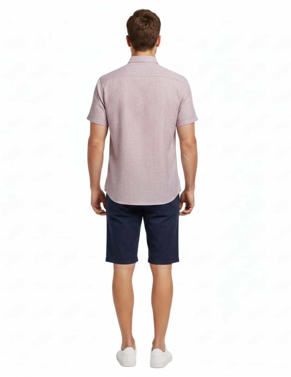 Camisa casual manga corta para hombre 2