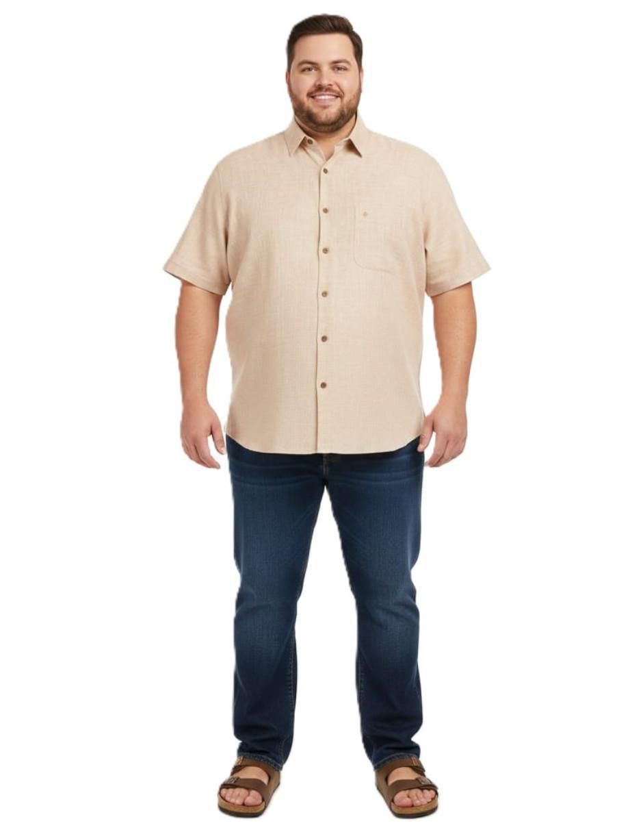Camisa casual manga corta para hombre 1