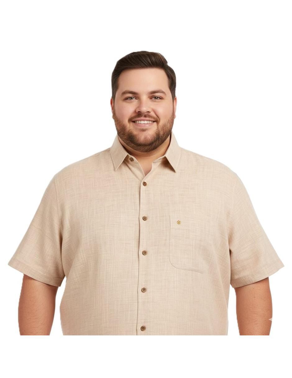 Camisa casual manga corta para hombre 4