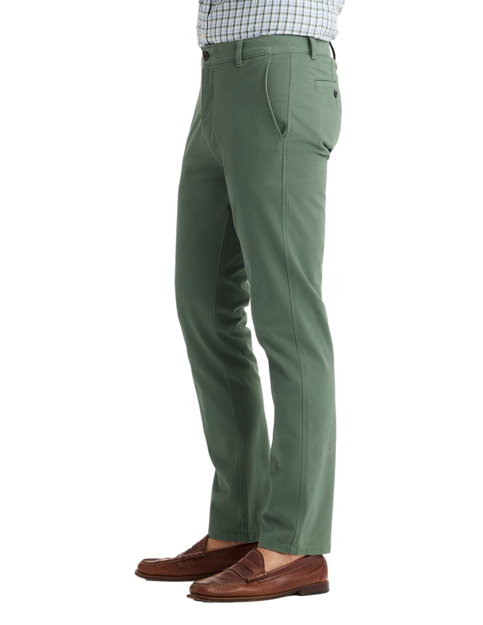 Pantalón chino slim de algodón para hombre 2
