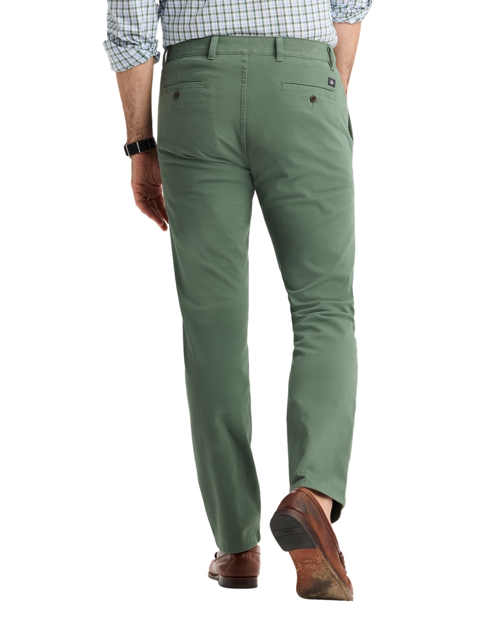 Pantalón chino slim de algodón para hombre 3