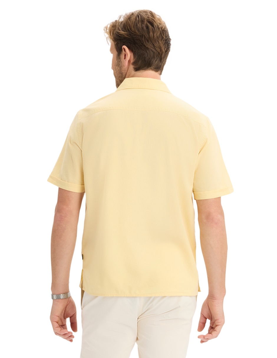 Camisa casual de algodón manga corta para hombre 2