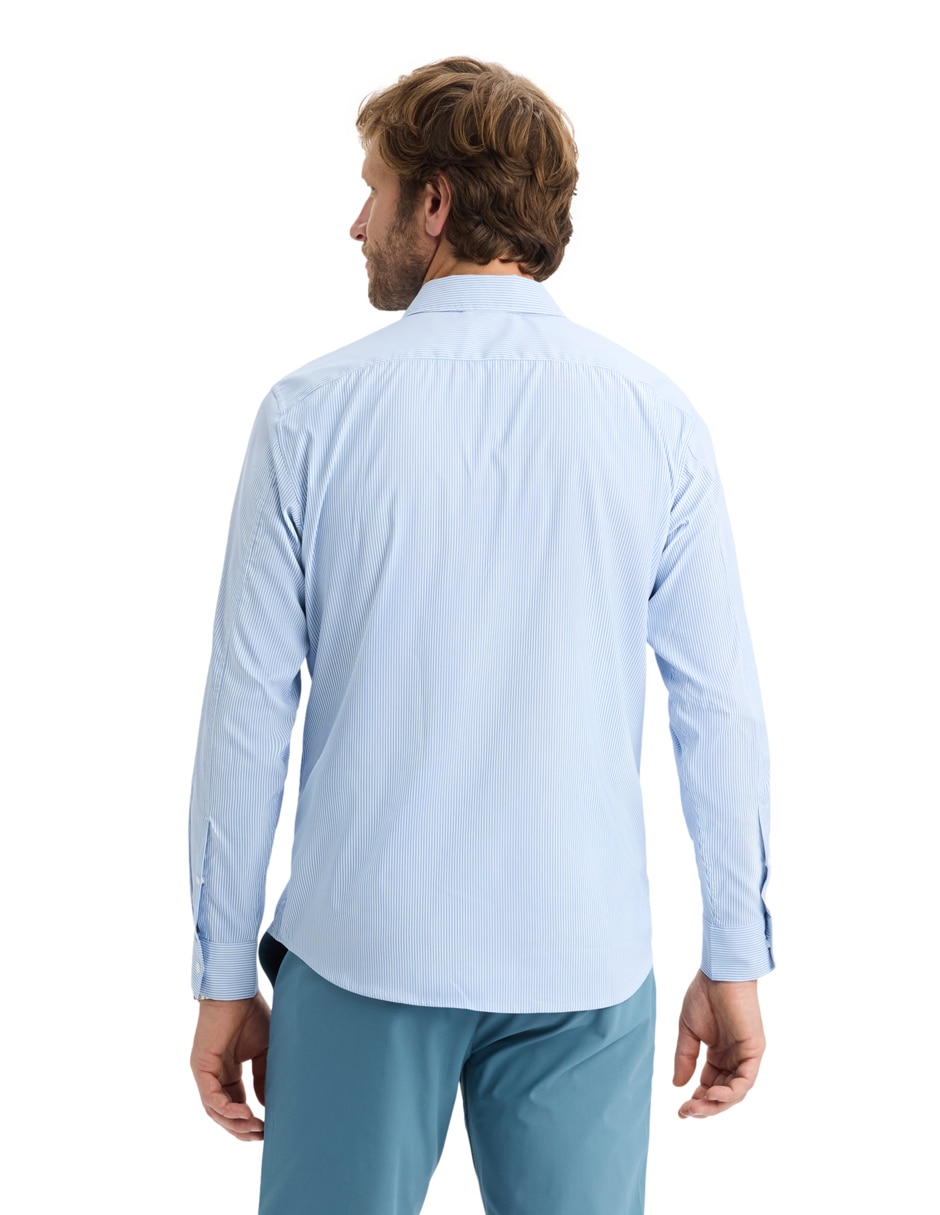 Camisa casual de manga larga para hombre 2
