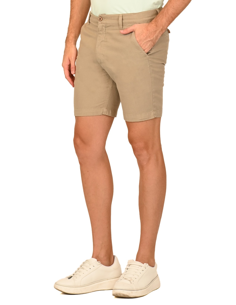 Bermuda de algodón para hombre