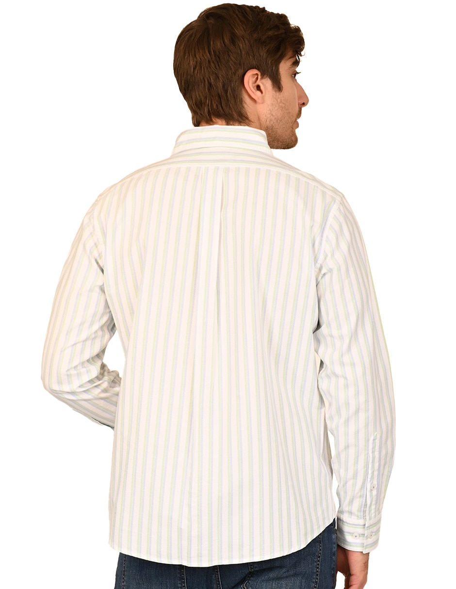 Camisa casual de algodón manga larga para hombre 3