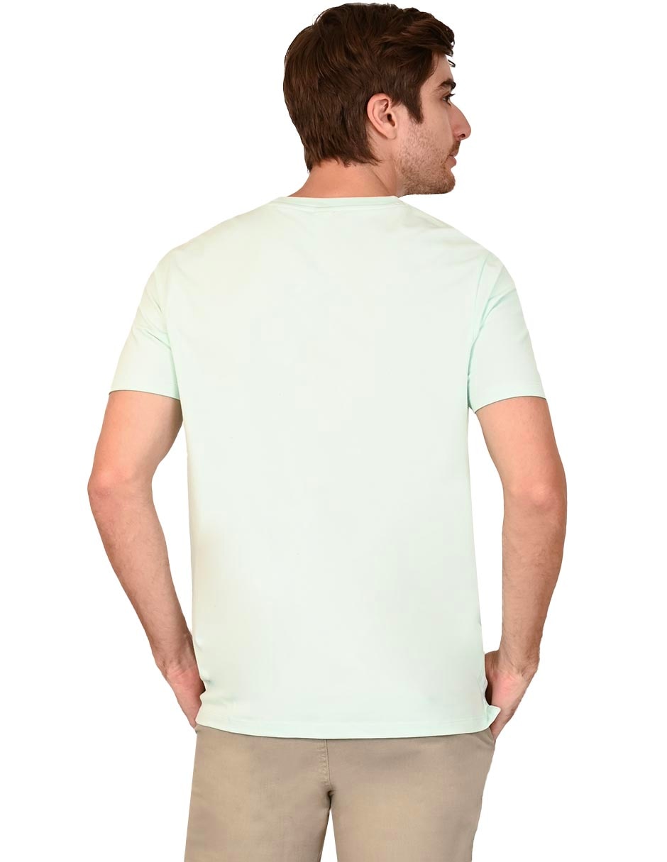 Playera cuello redondo para hombre 2