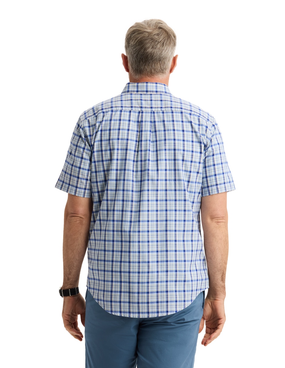 Camisa casual de algodón manga corta para hombre 2