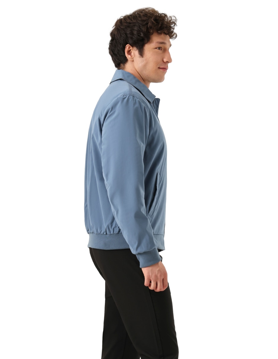 Chamarra bomber con bolsillos para hombre 2