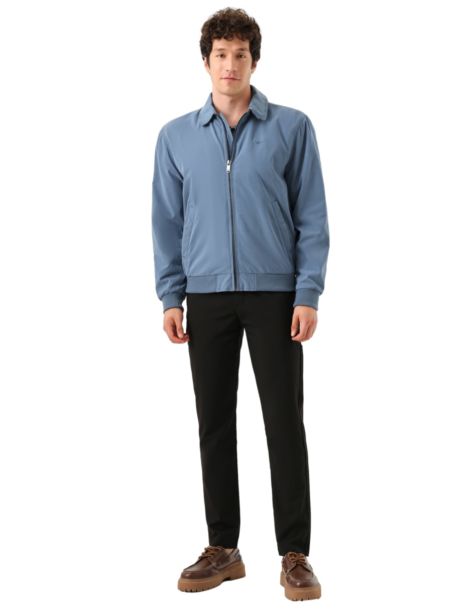 Chamarra bomber con bolsillos para hombre 4